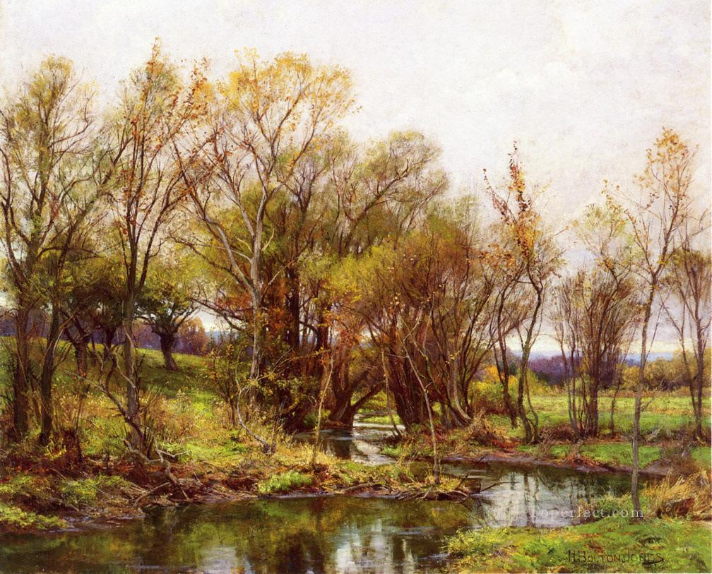 ブルック朝の風景 ヒュー・ボルトン・ジョーンズの風景油絵